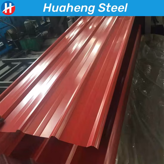 Suministro de fábrica china Hojas de techos de hierro de acero corrugado galvanizado con precio bajo