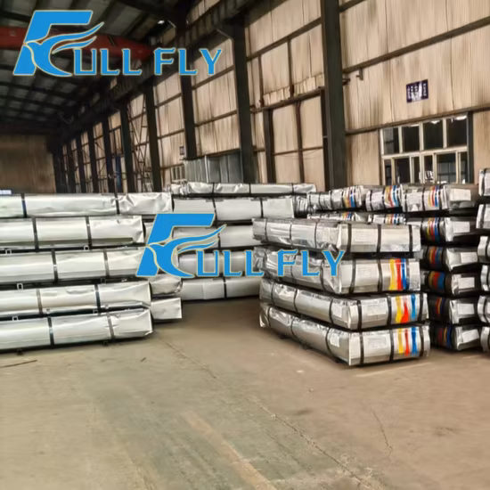 Calibre 28 Dx51d Zinc recubierto de color Galvalume por inmersión en caliente prepintado/metal galvanizado Gi PPGI SGCC Techo corrugado Techos Bobina de acero de hierro Precio de hoja